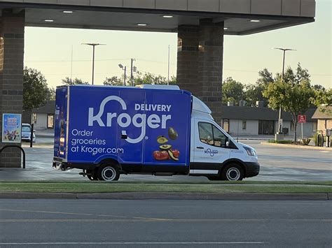 Starting to see Kroger delivery trucks in the wild. : okc