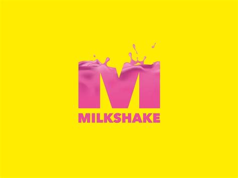 Milkshake Logo | Food logo design, Milkshake, Logo restaurant