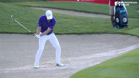 Jordan Spieth - slow motion golf swing - bunker - YouTube