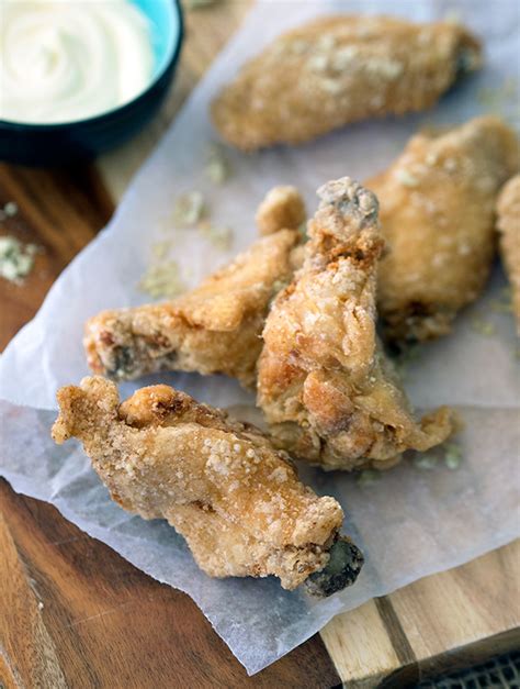 Wasabi Chicken Wings, Yuzu Mayo & Wasabi Salt