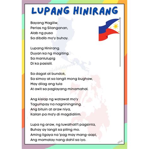 MAKABAYAN WALL CHARTS EDUCATIONAL MATERIALS FOR KIDS LAMINATED | Shopee Philippines