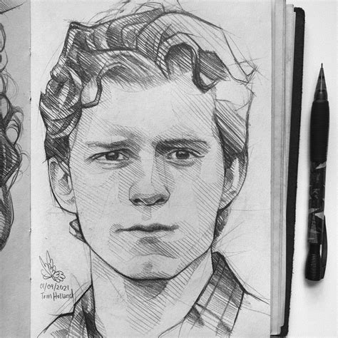 Tom Holland Drawing : Pin On Ava Stuff - A version of the last ...