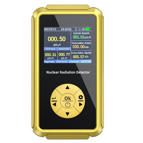 New Model Gold Dosimeter Beta Gamma Nuclear Food Radiation Detector ...