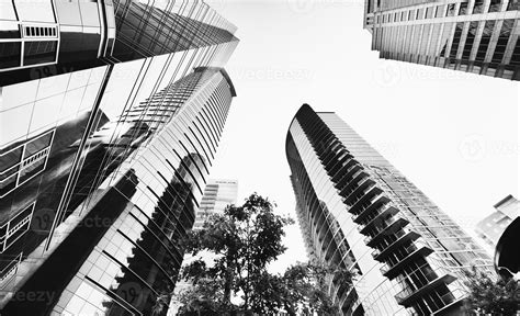 Atlanta skyline. black and white 778556 Stock Photo at Vecteezy