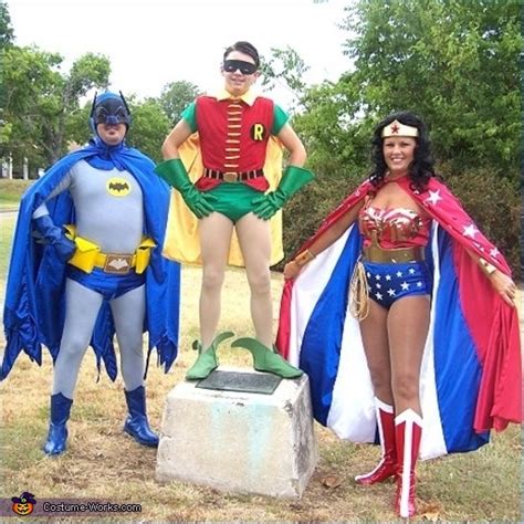 Superheroes: Wonder Woman, Batman and Robin Costumes | Creative DIY Costumes