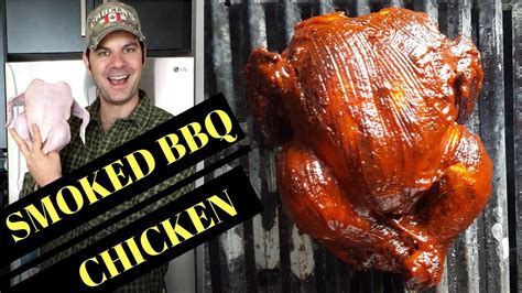 Smoked BBQ Chicken (Masterbuilt Electric Smoker) - YouTube