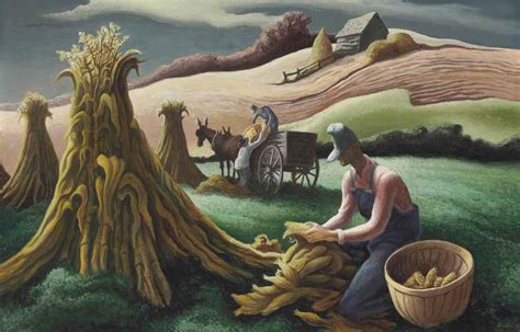 Thomas Hart Benton (1889-1975) , Ozark Autumn | Christie's