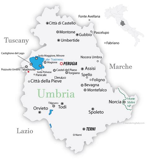 Umbria Map & Travel Guide | Umbria italy travel, Umbria, Umbria italy