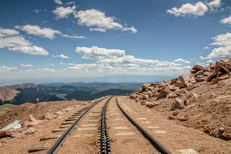 Pikes Peak Cog Railway Track at 14,110 Feet Photograph by Peter Ciro ...