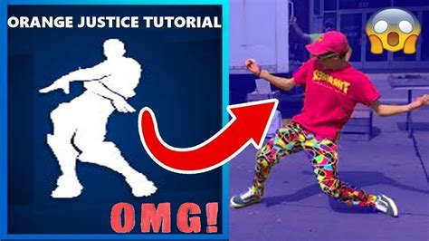 Fortnite Orange Justice Dance Tutorial For Kids! - YouTube