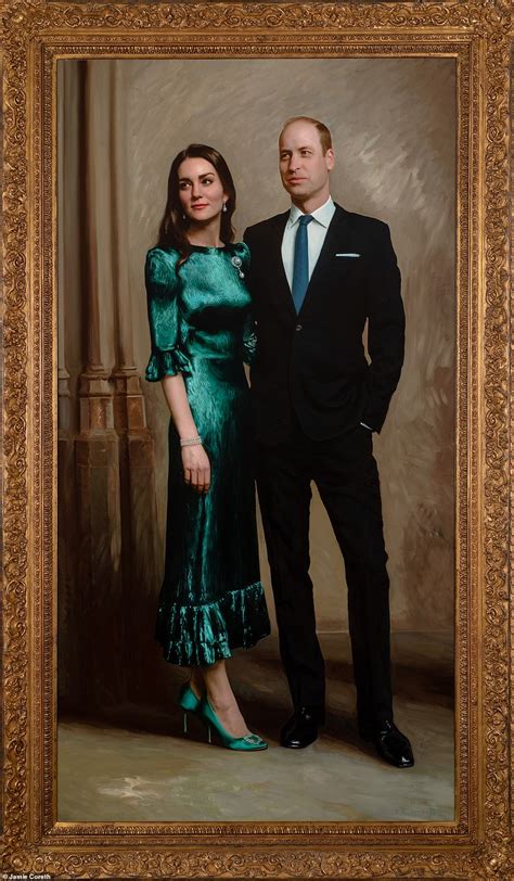 Funny portraits of the royal family as painting of Kate and William ...