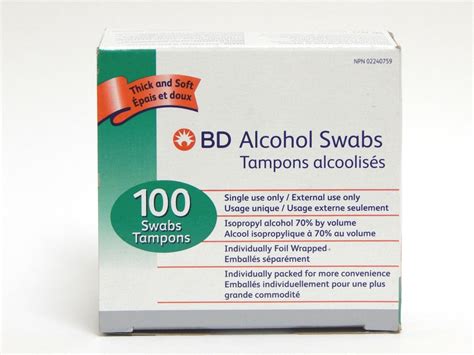 BD Alcohol Swabs