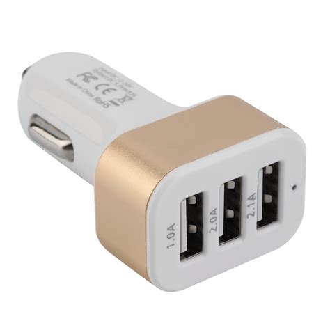 Triple USB Universal Car Charger Adapter 3 Port 2A 2.1A 1A For Cell Phone IF | eBay