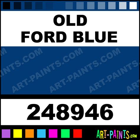 Ford corporate blue engine paint code