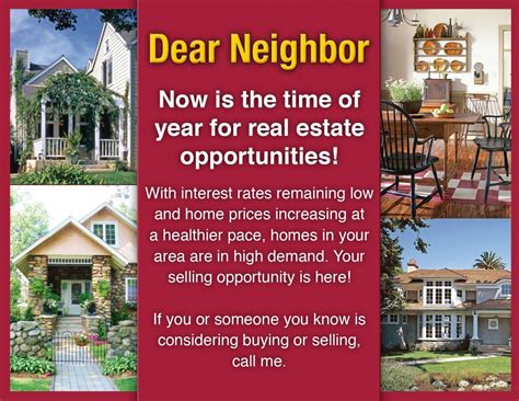 Our Neighborhood: R.E. Opportunities | Real estate tips, Real estate postcards, Real estate career