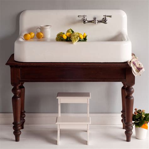 The Clarion, 60" Cast Iron Farmhouse Drainboard Sink (No Legs) | Farmhouse sink, Drainboard sink ...