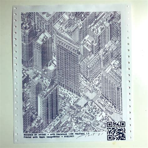 Dot Matrix Printer Art