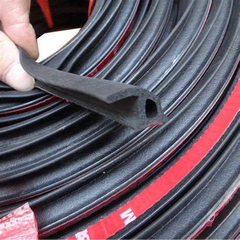 DIY car door Edge Protector flexible P Type 1 Meter Car Rubber Seal ...