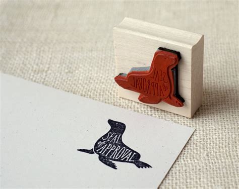 Seal of Approval stamp by witandwhistle. | Etsy