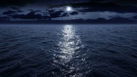 Night Sky Over Ocean Horizon, night ocean HD wallpaper | Pxfuel