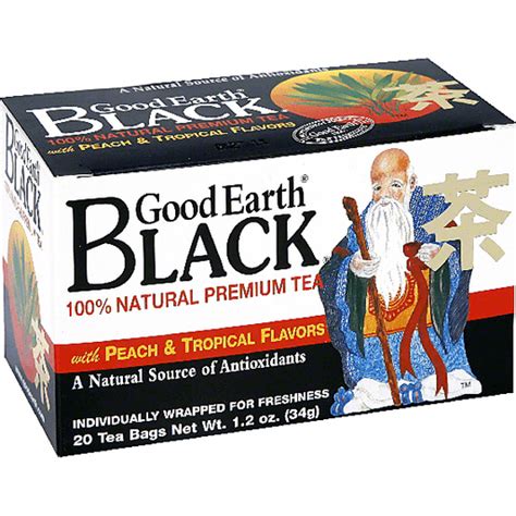 Good Earth Premium Black Tea with Peach & Tropical Flavors | Tea ...