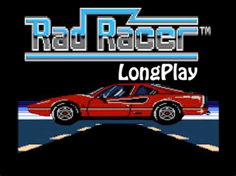 Rad Racer longplay gameplay (All 8 levels) - YouTube