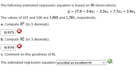 Solved The following estimated regression equation is based | Chegg.com