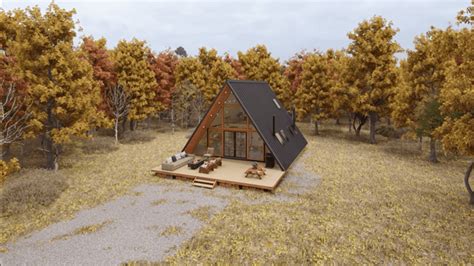 Modern A-Frame Cabin Design Idea - defve