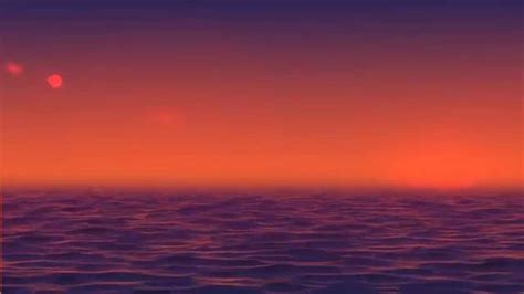 Ocean Sunset Animated - YouTube