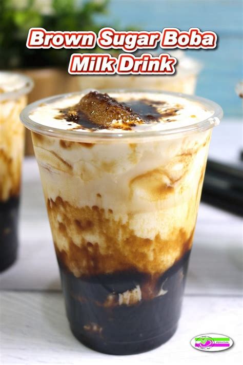 Brown Sugar Boba Milk Tea Recipe | Tiger Sugar Milk Tea