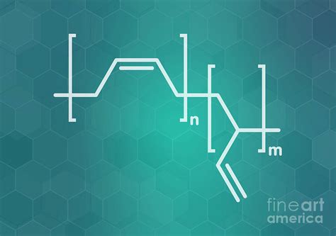 Polybutadiene Polymer Chemical Structure Photograph by Molekuul/science Photo Library - Pixels