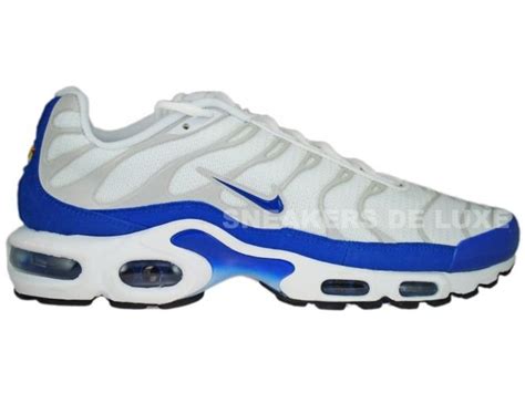 Nike Air Max Plus TN 1 White/University Blue 605112-100 Nike Air Max Plus TN Tuned