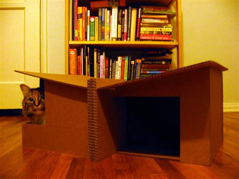 Woodwork Cardboard Cat House Plans PDF Plans