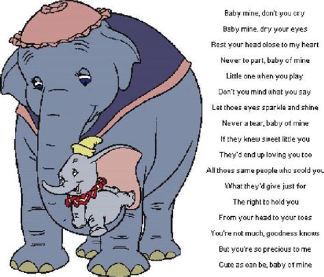 Dumbo 'Baby Mine' by alcnaurewen on DeviantArt