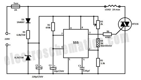 Temperature Controller Circuit Schematic - Electronic Circuit