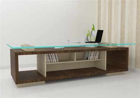 Office Table Glass Top - AbbyWindradyne