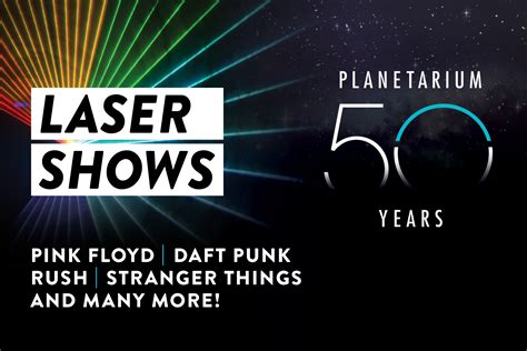 Planetarium's 50TH Anniversary Laser Shows | Upcoming Events | Tourism ...