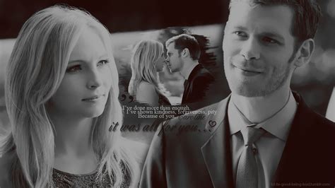 Klaus Mikaelson & Caroline Forbes - Klaus & Caroline Wallpaper ...