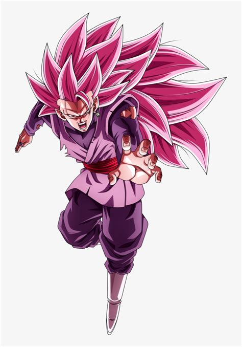 Black Goku Super Saiyan God Super Saiyan - Goku Black Super Saiyan Rose 3 - 722x1105 PNG ...