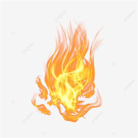 Fire Flame Realistic Borders Transparent Background, Fire Flame, Fire ...