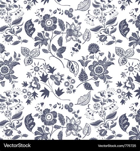 Floral print Royalty Free Vector Image - VectorStock