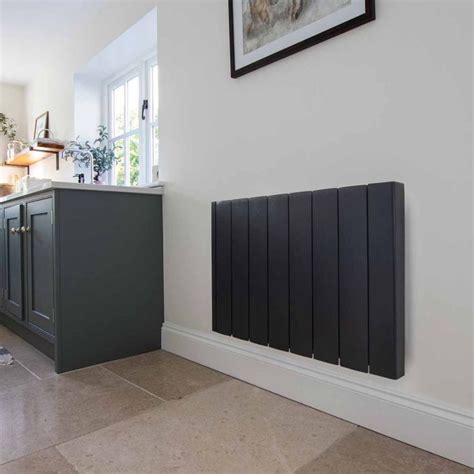 Ecostrad iQ Ceramic WiFi Controlled Electric Radiators - Black