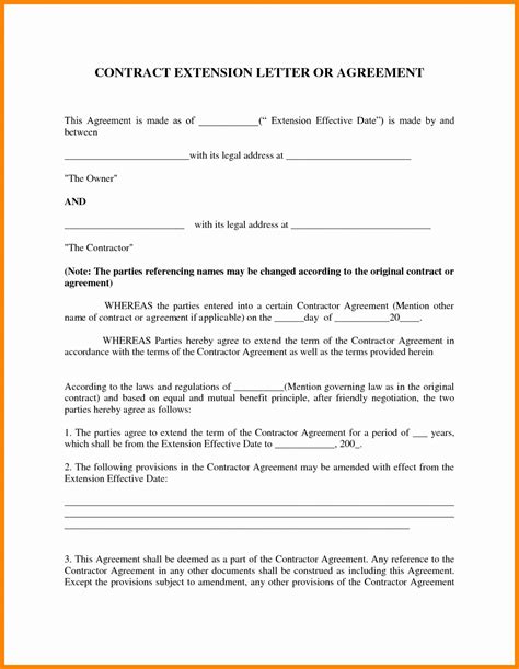 Contract Negotiation Letter Template Examples - Letter Template Collection