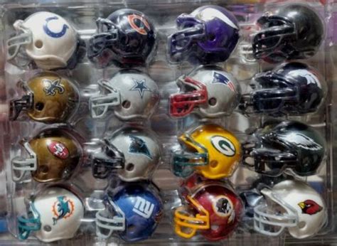 Nfl Mini Helmets 32 Set Riddell | Minihelmet