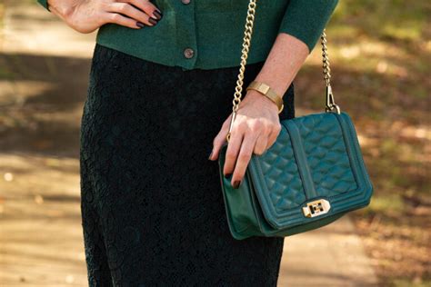 Monochromatic Green outfit for the Holidays - Elegantly Dressed and ...