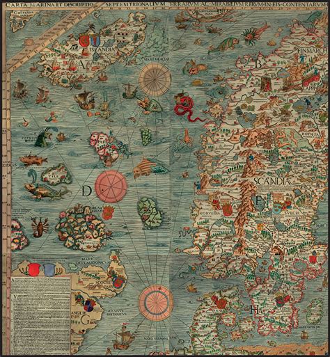 Kraken and Owl Whales: Take a Dip With History's Most Terrifying Sea Monsters | Vintage maps ...