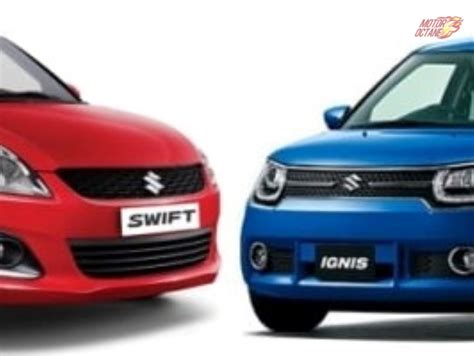 Maruti Ignis vs Maruti Swift Comparison » MotorOctane