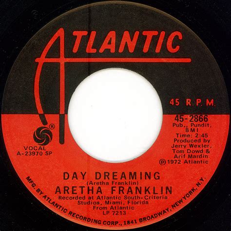 Aretha Franklin - Day Dreaming / I've Been Loving You Too Long ...