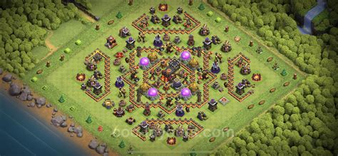 Farming Base TH10 Max Levels with Link, Anti 3 Stars, Anti Everything - Town Hall Level 10 Base ...