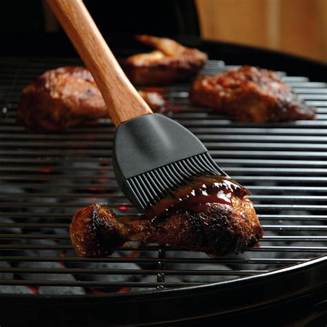 15-Inch Basting Brush With Silicone Head : BBQ Guys